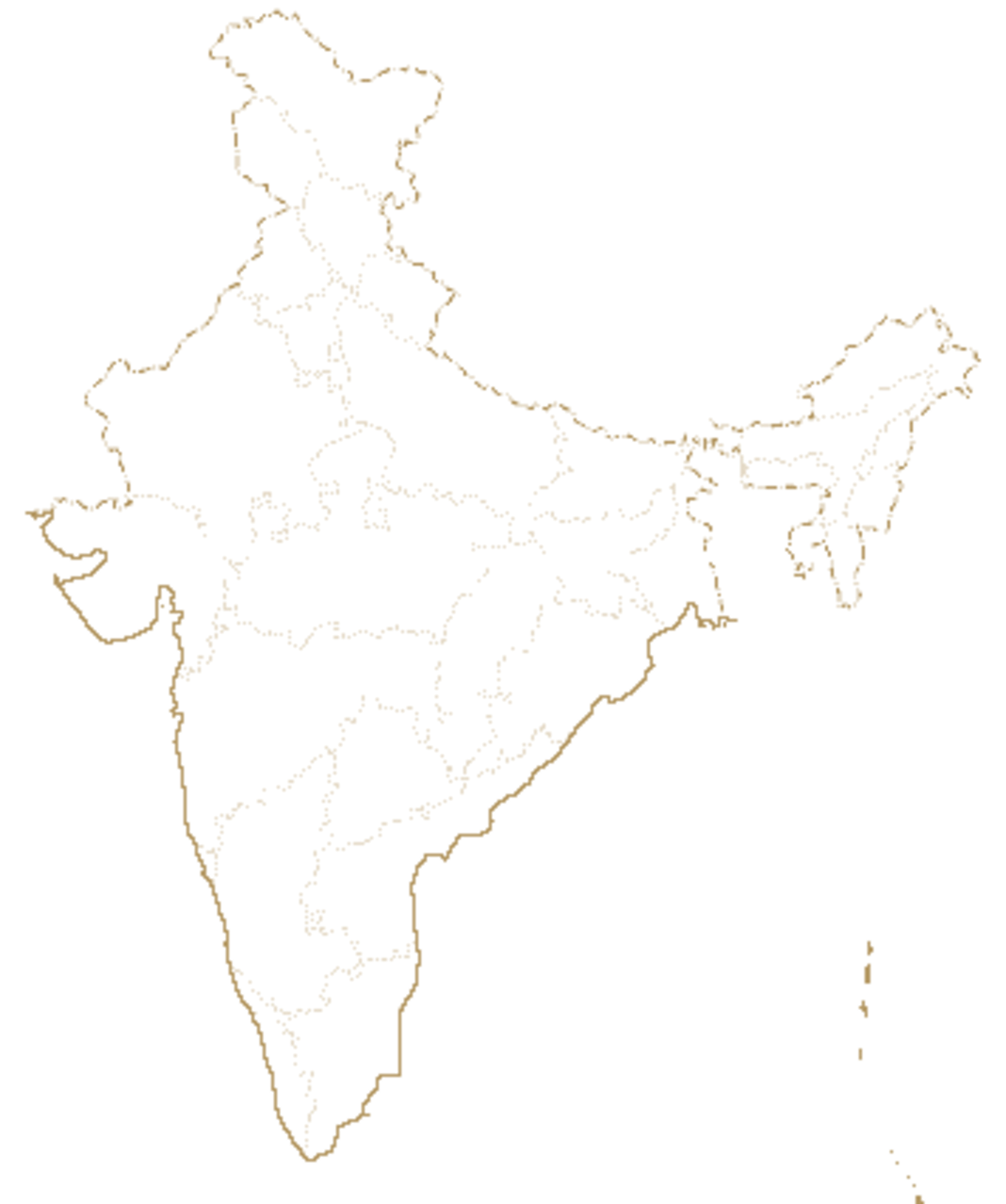 Map of India showing S.N.K deliveries from Karur to cities across the country